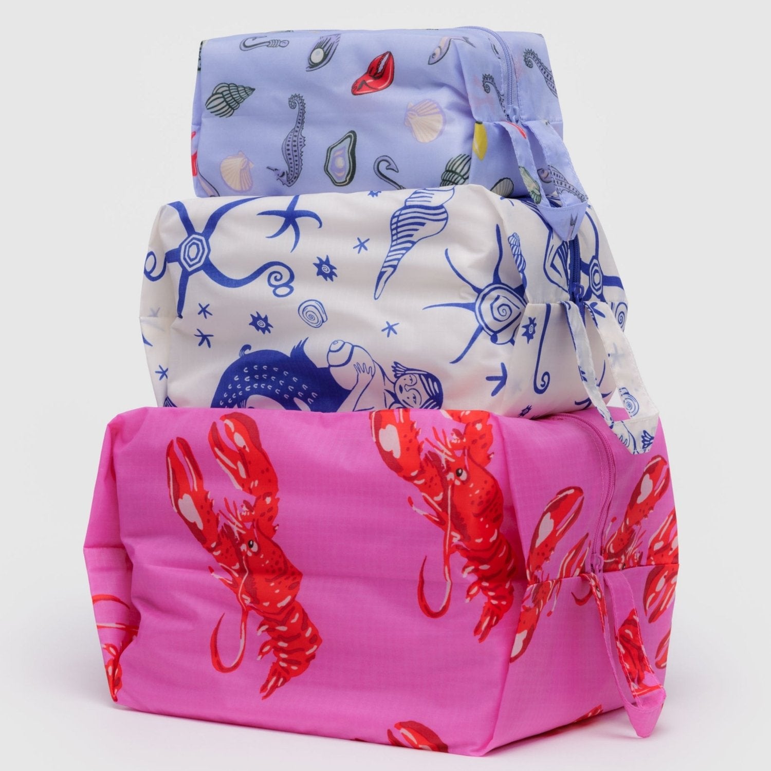 Baggu 3D Zip Set in Sea Creatures - Getoutside Shoes
