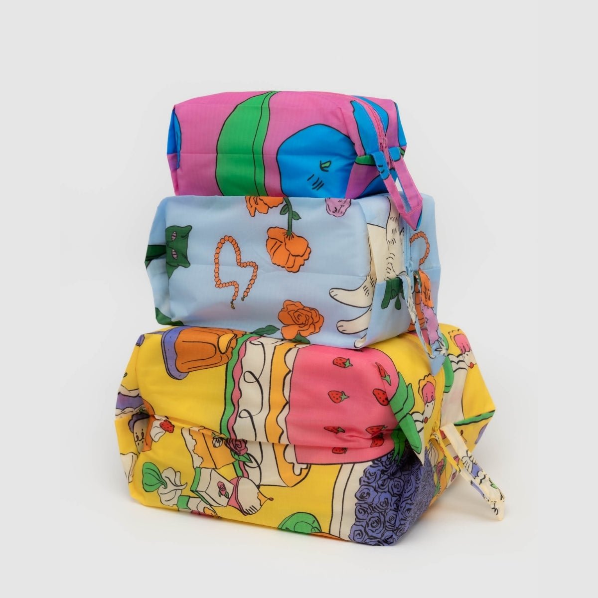 Baggu 3D Zip Set in Still Life - Getoutside Shoes