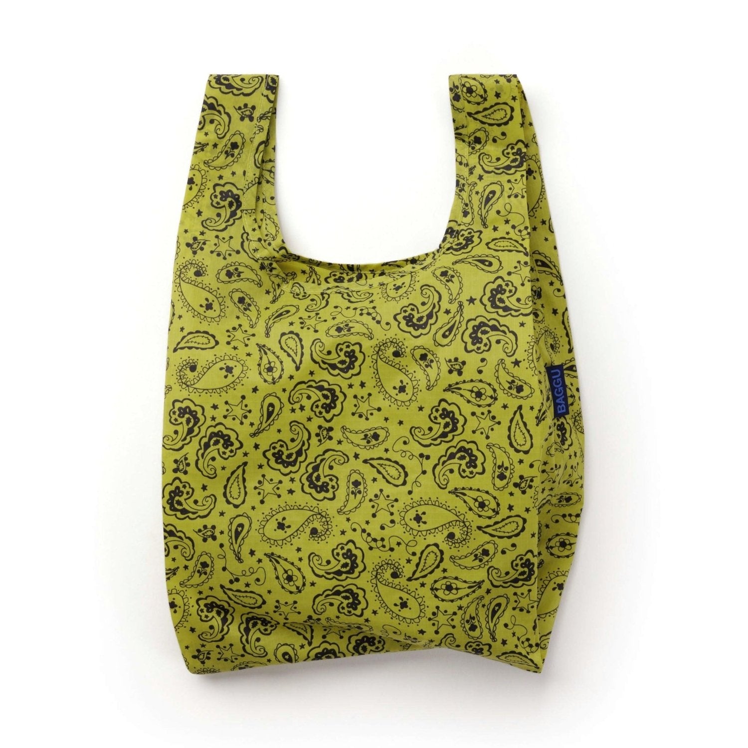 Baggu Baby Baggu in Chartreuse Paisley - Getoutside Shoes