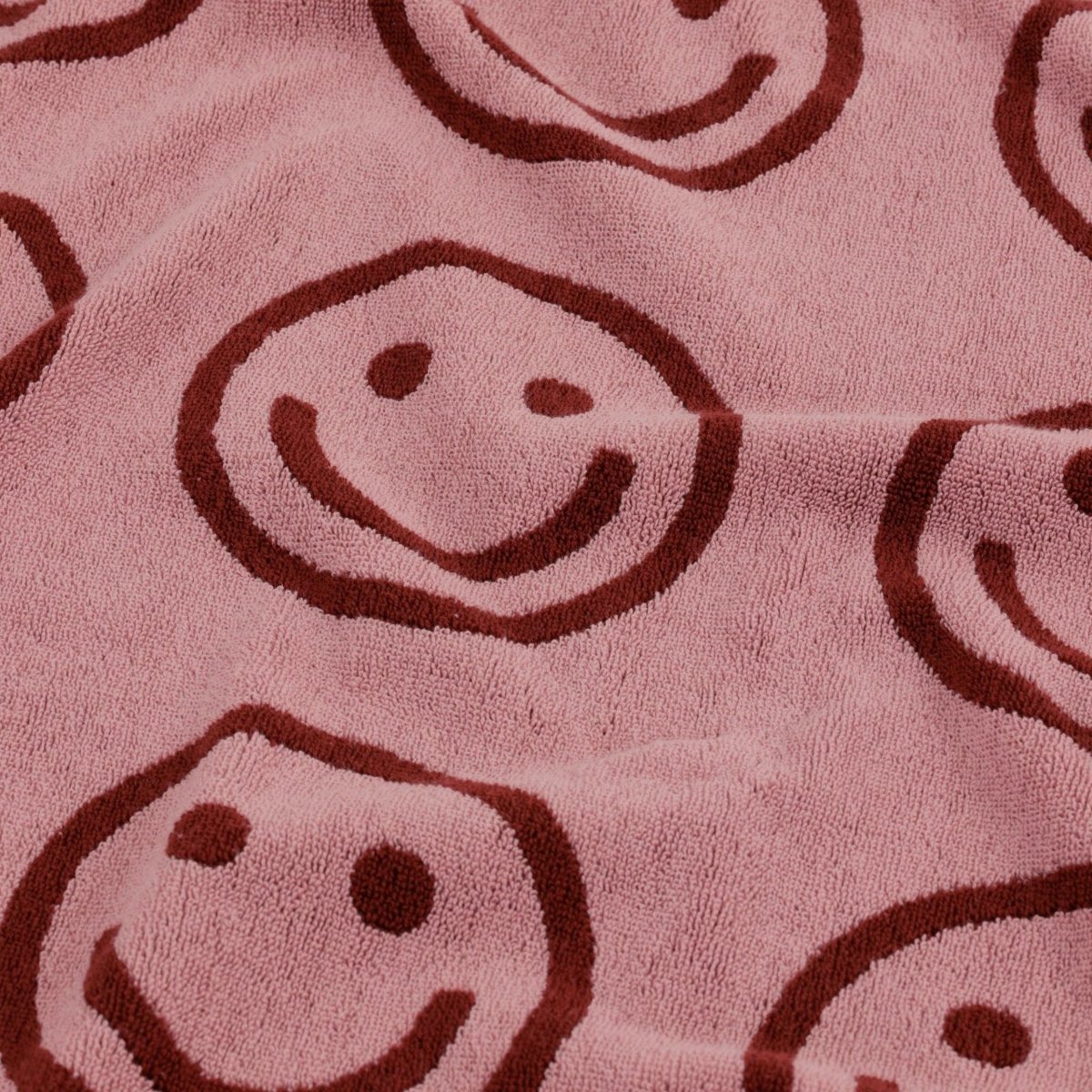 Baggu Bath Towel in Blush Happy - Getoutside Shoes