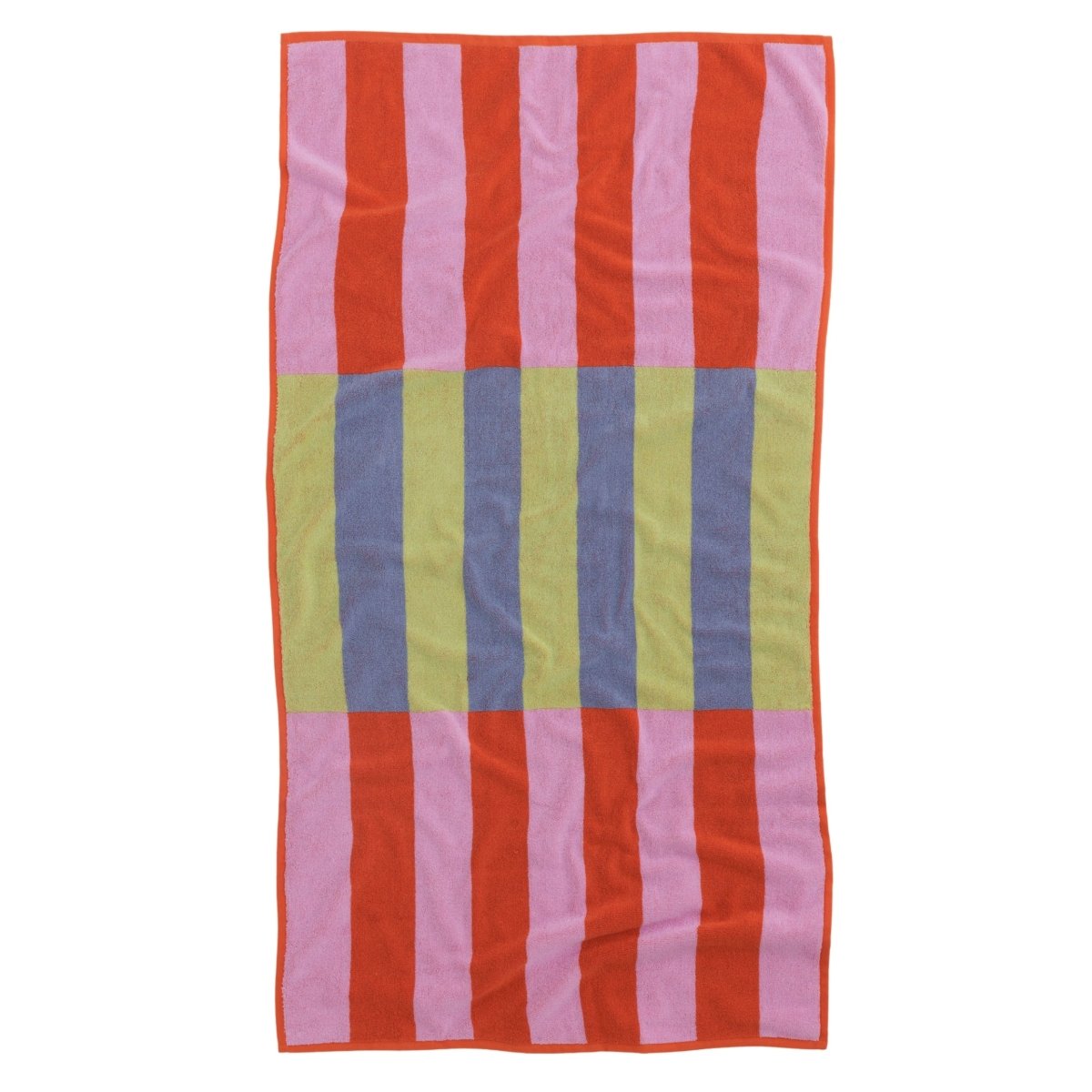 Baggu Bath Towel in Pool Stripe - Getoutside Shoes