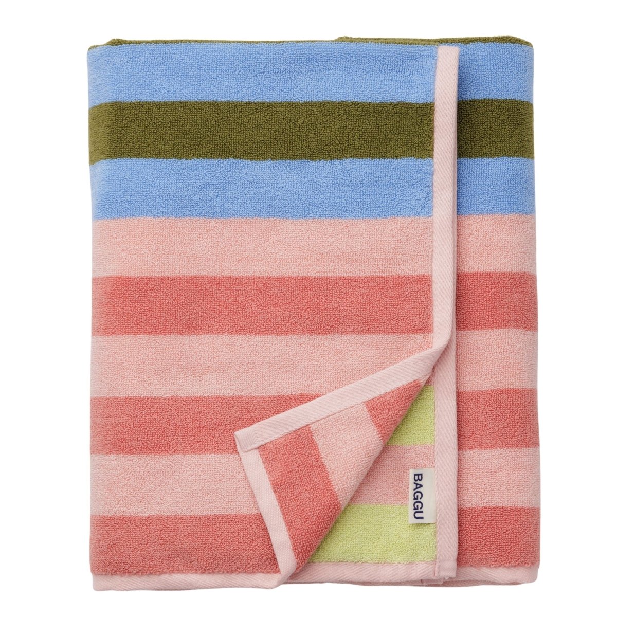 Baggu Bath Towel in Sherbet Stripe - Getoutside Shoes