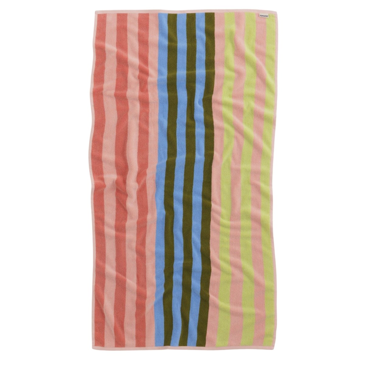 Baggu Bath Towel in Sherbet Stripe - Getoutside Shoes