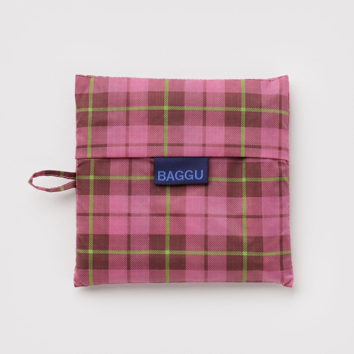 Baggu Big Baggu in Azalea Pink Tartan - Getoutside Shoes