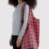 Baggu Big Baggu in Azalea Pink Tartan - Getoutside Shoes