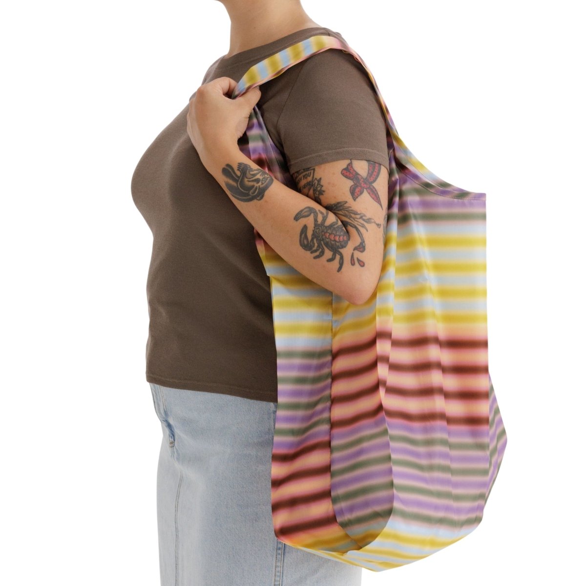 Baggu Big Baggu in Gradient Stripe Multi - Getoutside Shoes