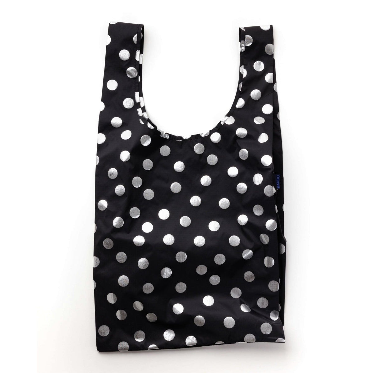 Baggu Big Baggu in Silver Metallic Polka Dot - Getoutside Shoes