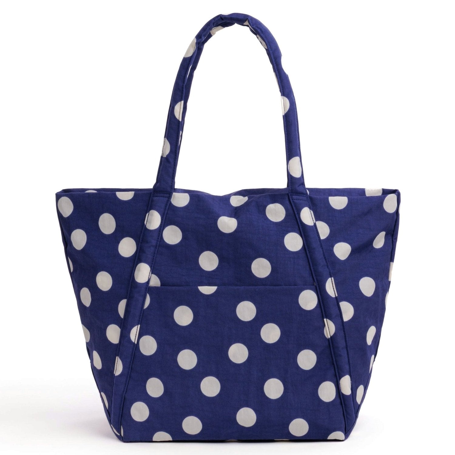 Baggu Cloud Bag in Navy And Cream Polka Dot - Getoutside Shoes