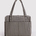 Baggu Cloud Carry-on in Black and Cream Gingham - Getoutside Shoes