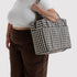Baggu Cloud Carry-on in Black and Cream Gingham - Getoutside Shoes