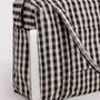 Baggu Cloud Carry-on in Black and Cream Gingham - Getoutside Shoes