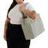 Baggu Cloud Carry-on in Sage Stripe - Getoutside Shoes