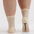 Baggu Crew Sock in Micro Cream and Black Polka Dot - Getoutside Shoes