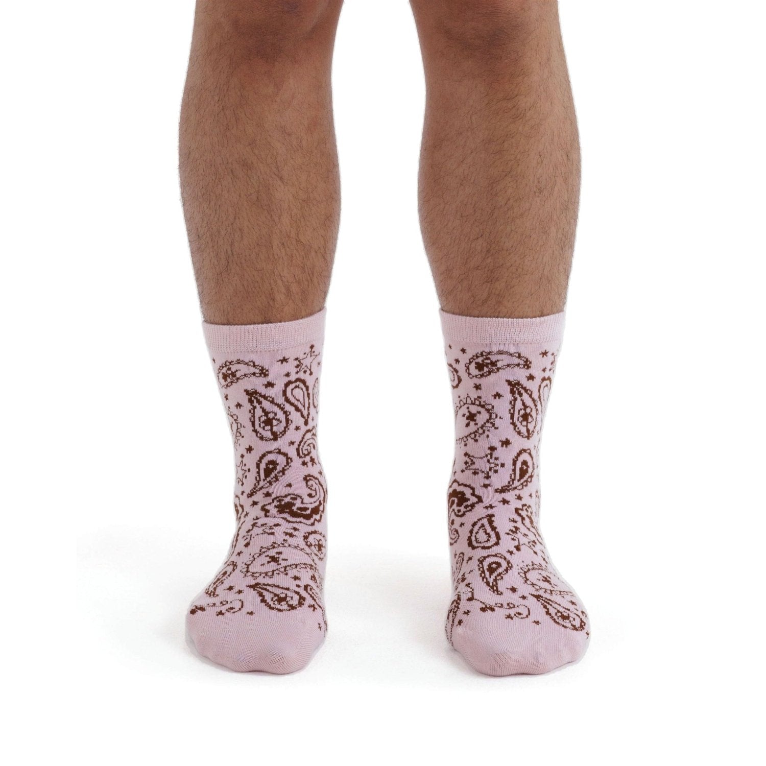 Baggu Crew Sock in Paisley Pink - Getoutside Shoes