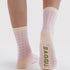 Baggu Crew Sock in Pink Houndstooth - Getoutside Shoes
