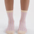 Baggu Crew Sock in Pink Houndstooth - Getoutside Shoes