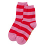 Baggu Crew Sock in Pink Stripe - Getoutside Shoes