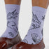 Baggu Crew Sock in Shells Light Blue - Getoutside Shoes