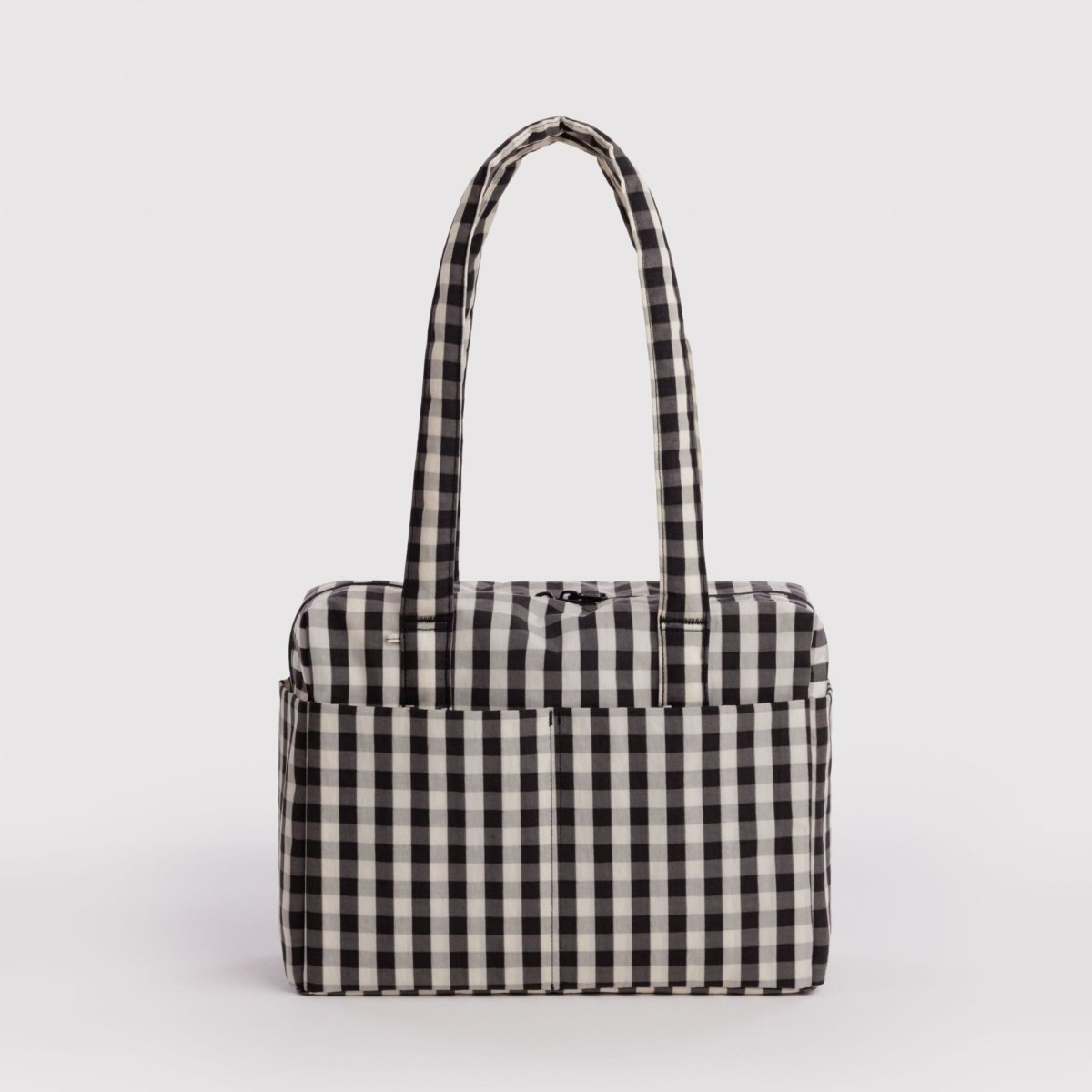 Baggu Everyday Cloud Bag in Black And Cream Gingham - Getoutside Shoes