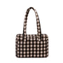 Baggu Everyday Cloud Bag in Blurred Gingham Brown - Getoutside Shoes