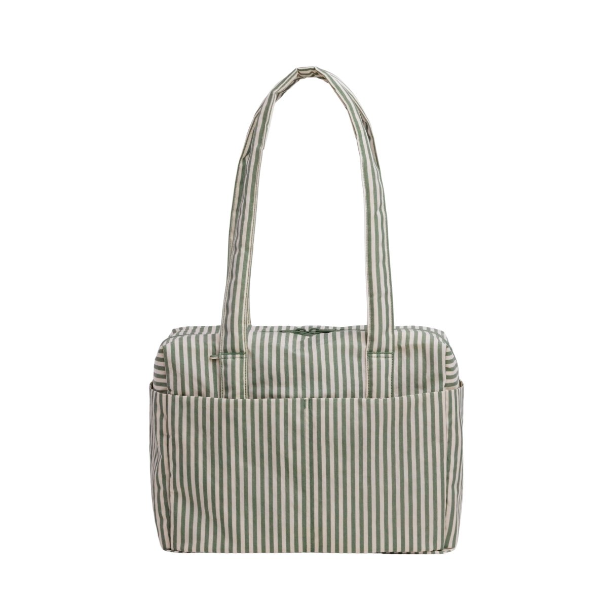 Baggu Everyday Cloud Bag in Sage Stripe - Getoutside Shoes