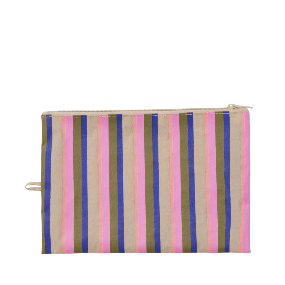 Baggu Flat Pouch Large in Candy Shop Stripes - Getoutside Shoes