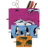Baggu Flat Pouch Large in Dolphin - Getoutside Shoes