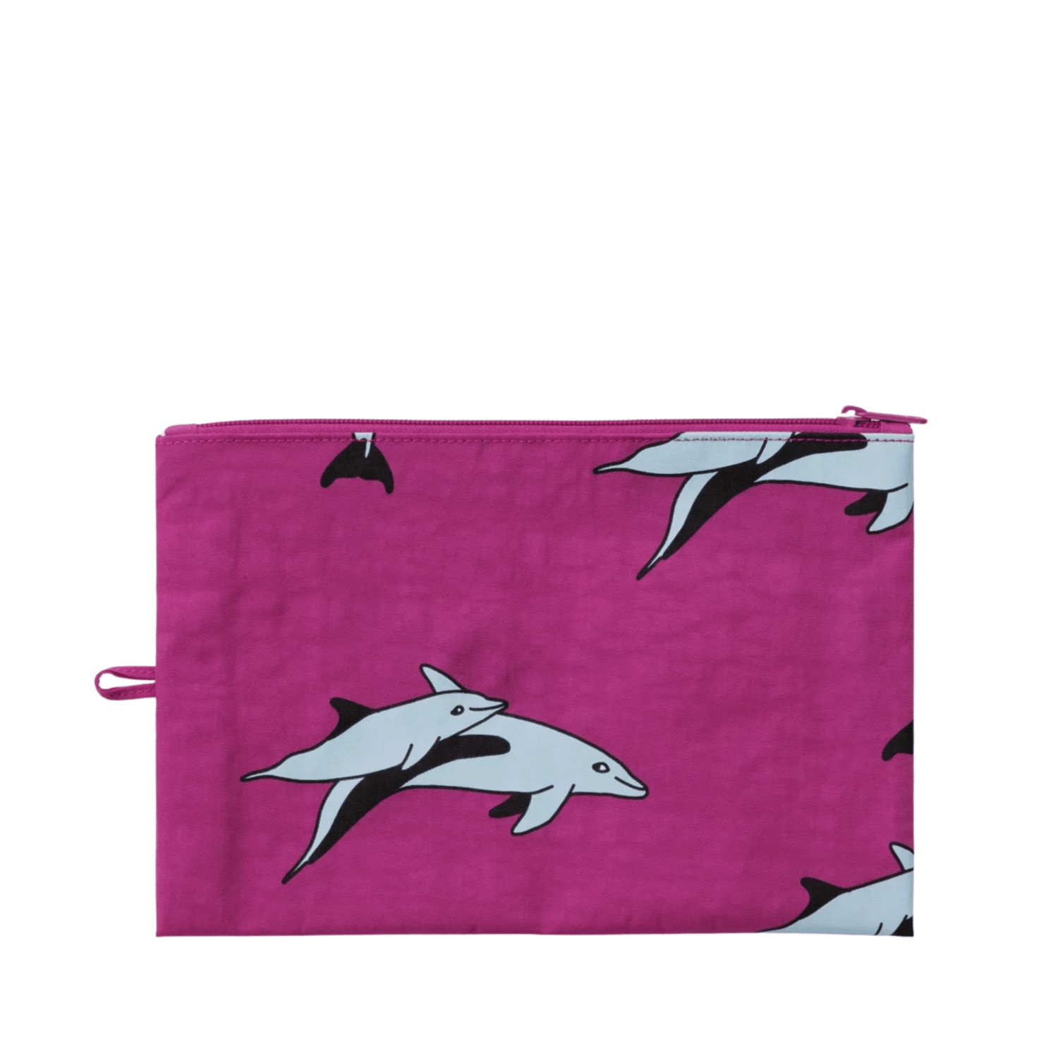 Baggu Flat Pouch Large in Dolphin - Getoutside Shoes