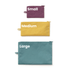 Baggu Flat Pouch Large in Jewel - Getoutside Shoes
