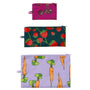 Baggu Flat Pouch Set in Carrots & Berries - Getoutside Shoes