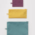 Baggu Flat Pouch Set in Jewel Mix - Getoutside Shoes
