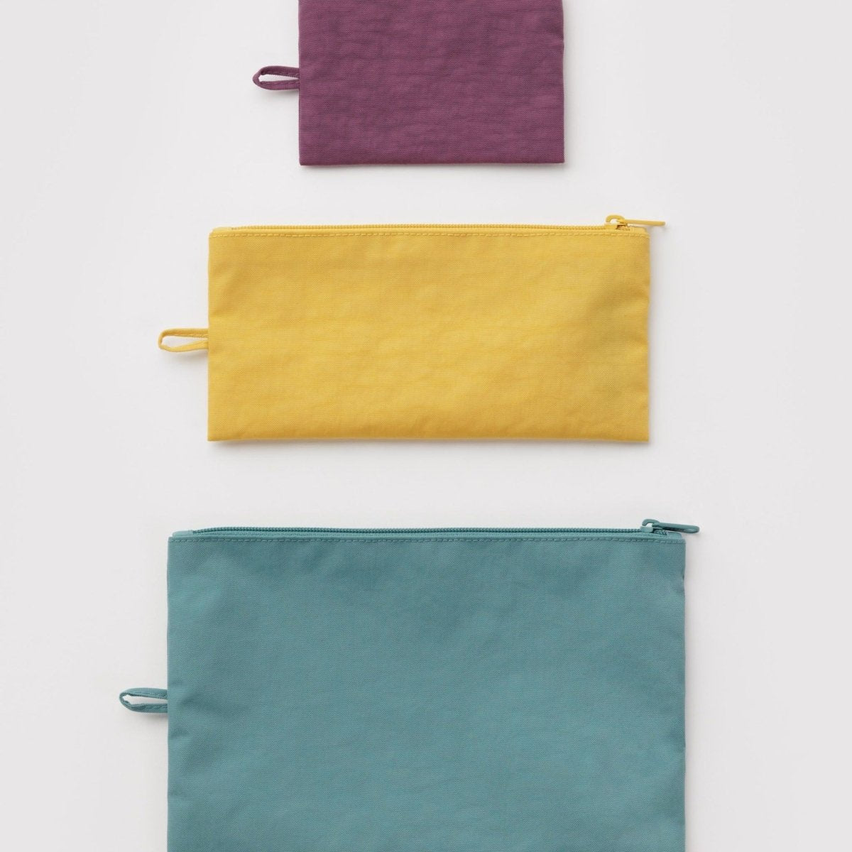 Baggu Flat Pouch Set in Jewel Mix - Getoutside Shoes