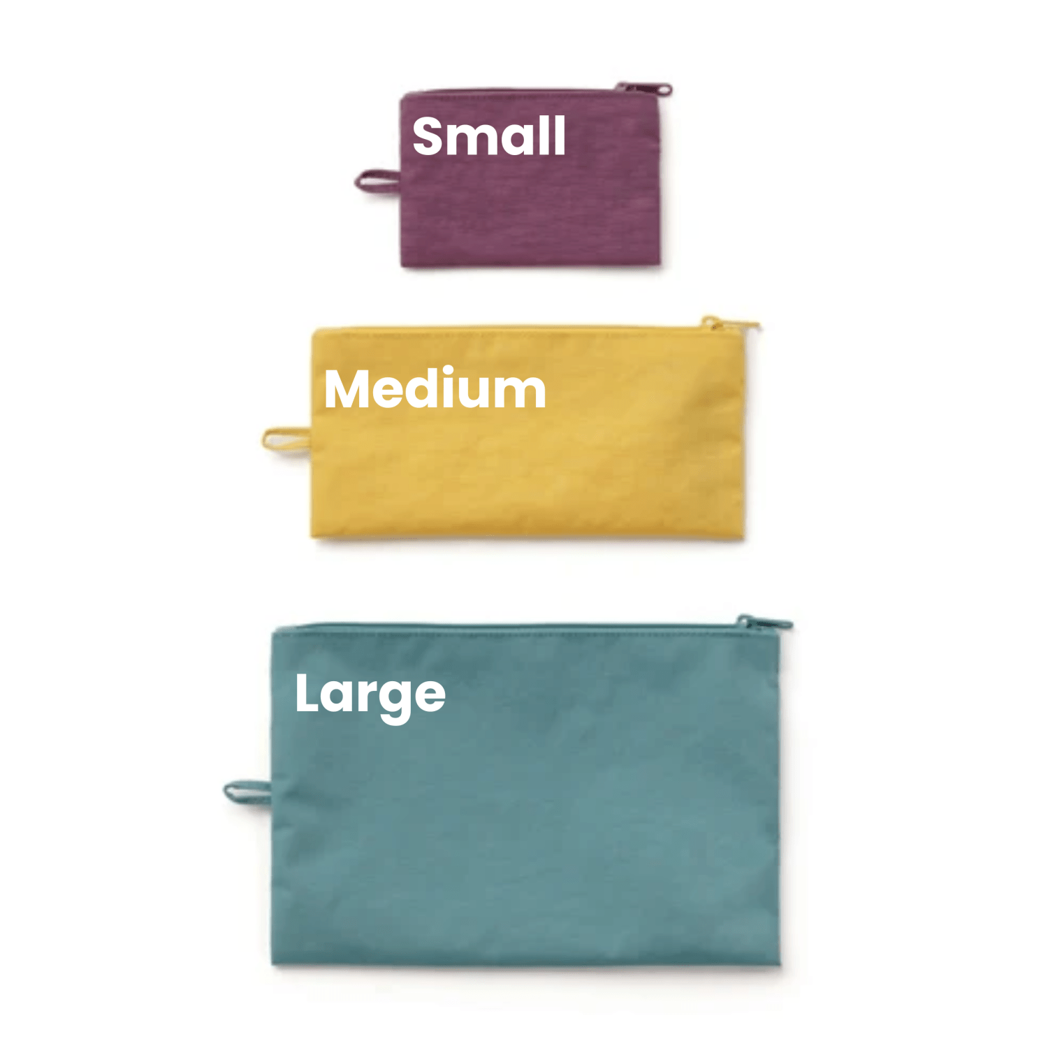 Baggu Flat Pouch Small in Jewel - Getoutside Shoes