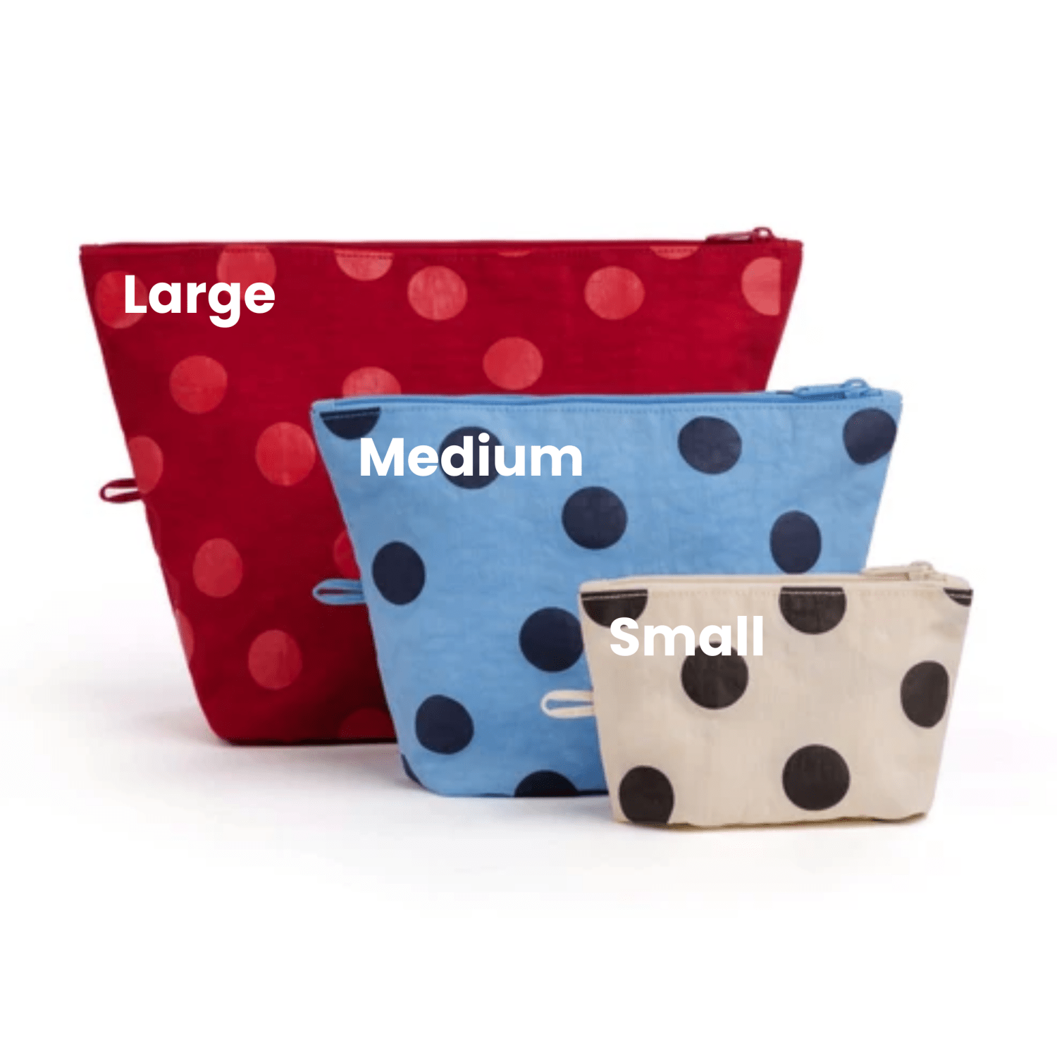 Baggu Go Pouch Medium in Polka Dot - Getoutside Shoes