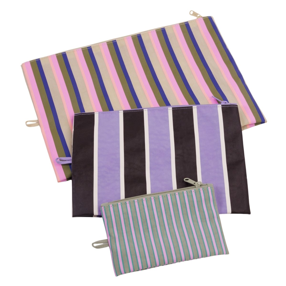 Baggu Go Pouch Set in Candy Shop Stripes - Getoutside Shoes