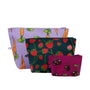 Baggu Go Pouch Set in Carrots & Berries - Getoutside Shoes
