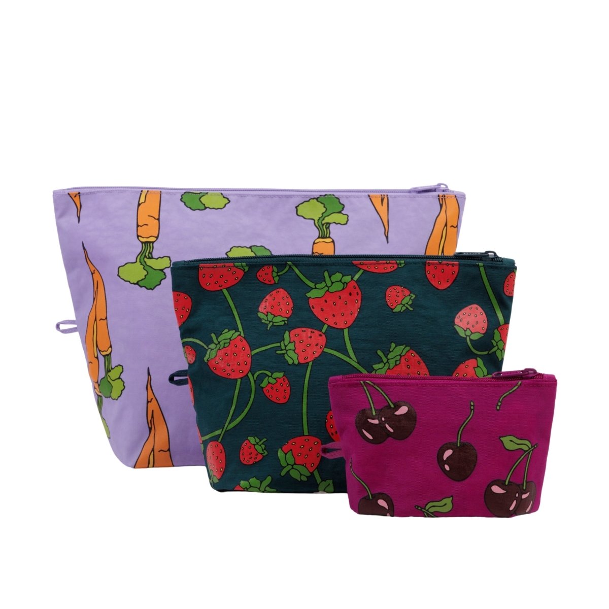 Baggu Go Pouch Set in Carrots & Berries - Getoutside Shoes