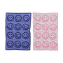 Baggu Hand Towel Set of 2 in Happy Pink Blue - Getoutside Shoes