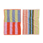 Baggu Hand Towel Set of 2 in Pool Stripe Mix - Getoutside Shoes