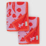 Baggu Hand Towel Set of 2 in Sea Shells - Getoutside Shoes