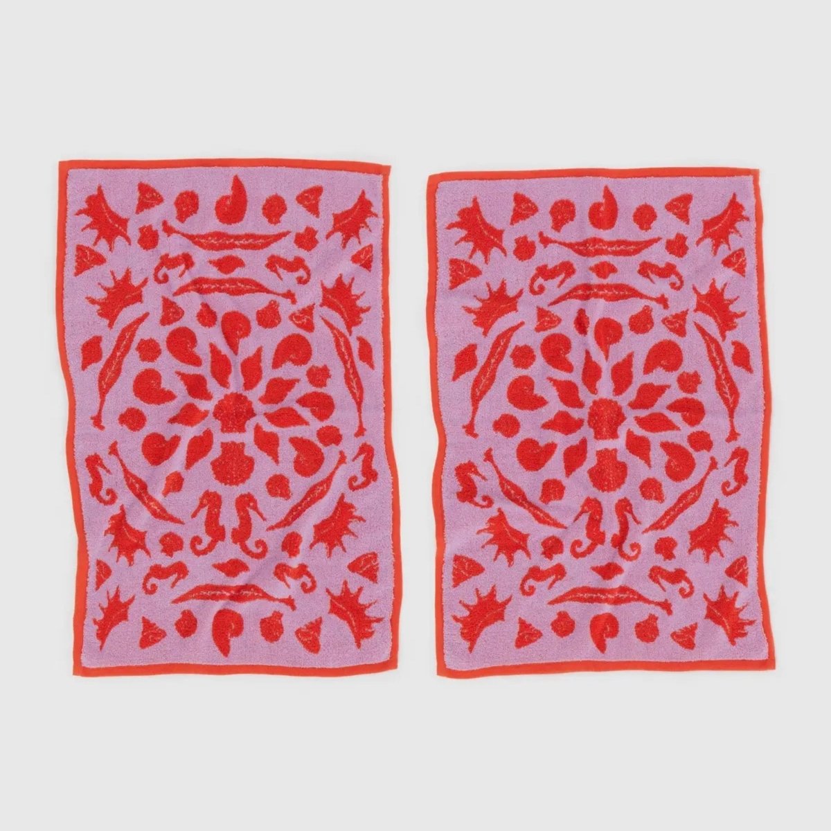Baggu Hand Towel Set of 2 in Sea Shells - Getoutside Shoes