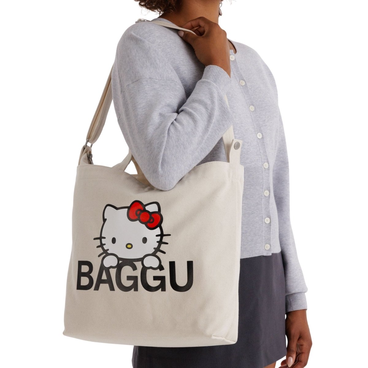 Baggu Horizontal Zip Duck Bag in Hello Kitty - Getoutside Shoes