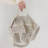 Baggu Horizontal Zip Duck Bag in Natural Grid - Getoutside Shoes