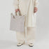 Baggu Horizontal Zip Duck Bag in Natural Grid - Getoutside Shoes