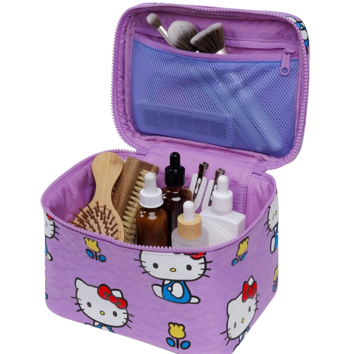 Baggu Large Cosmetic Case in Hello Kitty Pink - Getoutside Shoes