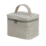 Baggu Large Cosmetic Case in Sage Stripes - Getoutside Shoes
