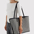 Baggu Large Nylon Reversible Tote in Black Mix - Getoutside Shoes