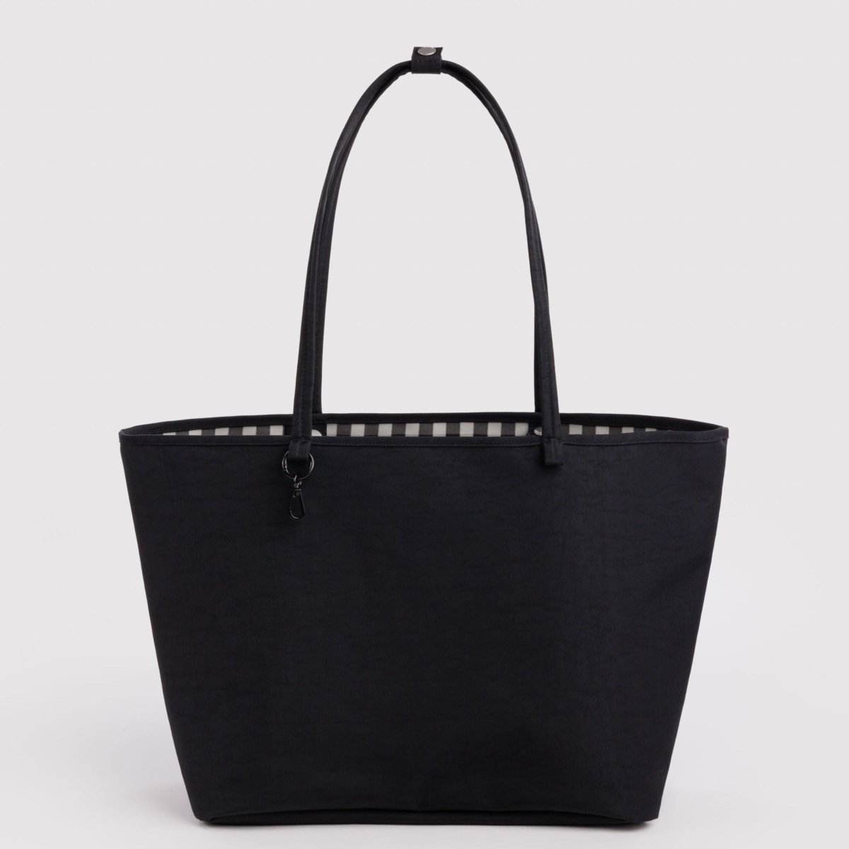Baggu Large Nylon Reversible Tote in Black Mix - Getoutside Shoes