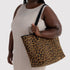Baggu Large Nylon Reversible Tote in Leopard Mix - Getoutside Shoes