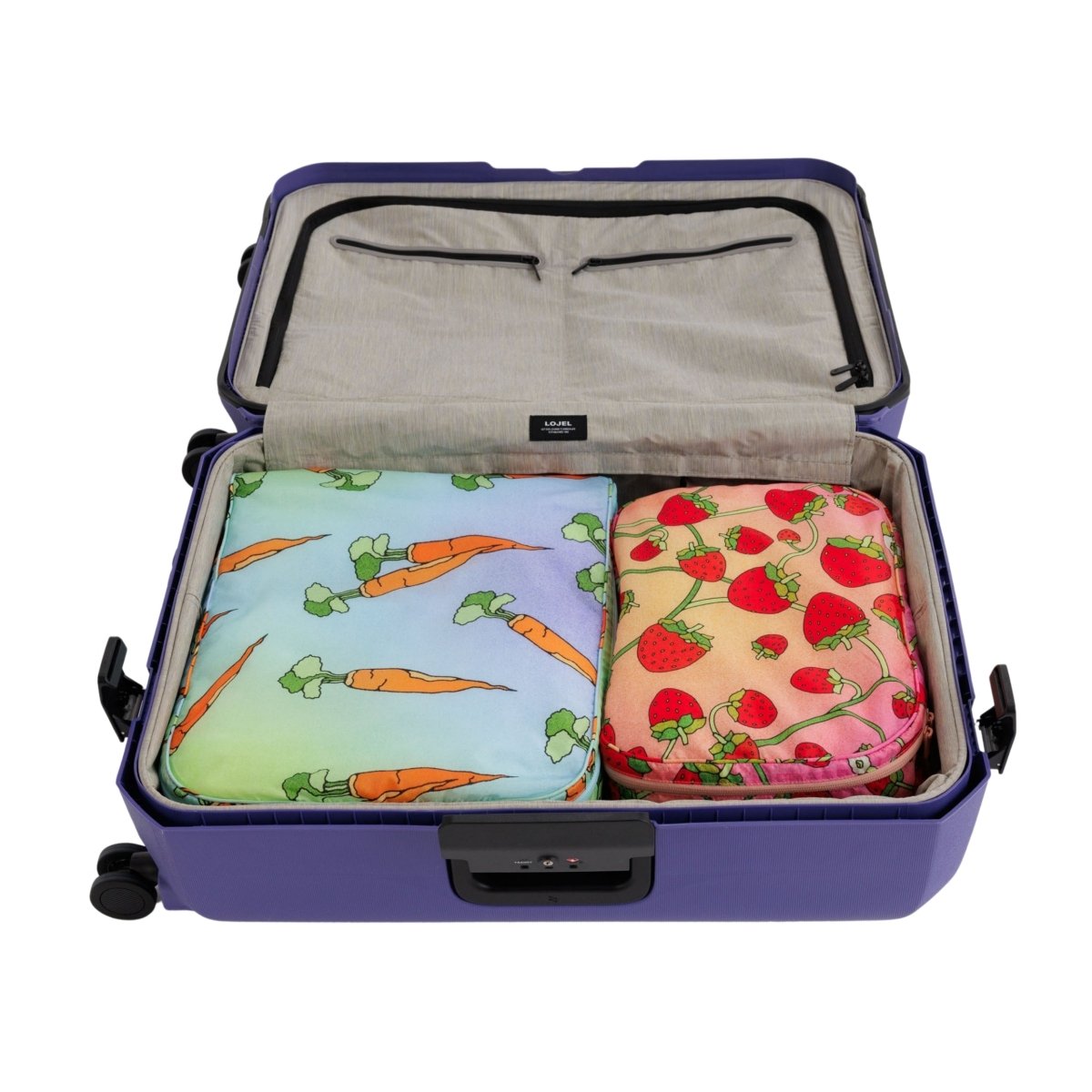 Baggu Large Packing Cube Set in Carrots & Berries - Getoutside Shoes